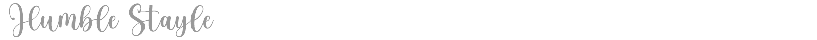 Humble Stayle font preview